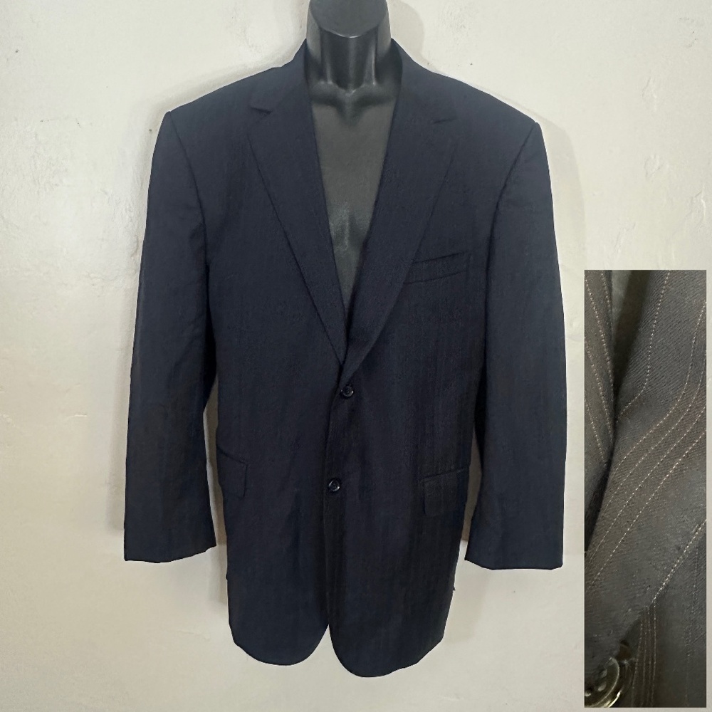 Joseph Bach Sartoriale Variable Stripe Blazer EU 56R / ~US 46R Gently worn